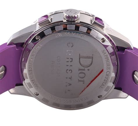 dior diamond bezel watch